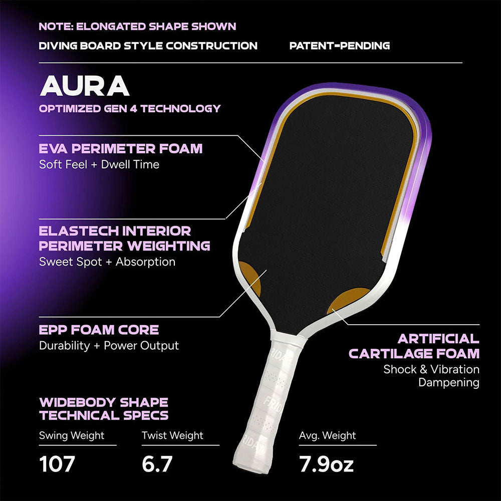 Pickleball FRIDAY Aura Widebody Pickleball Paddle Eclipse