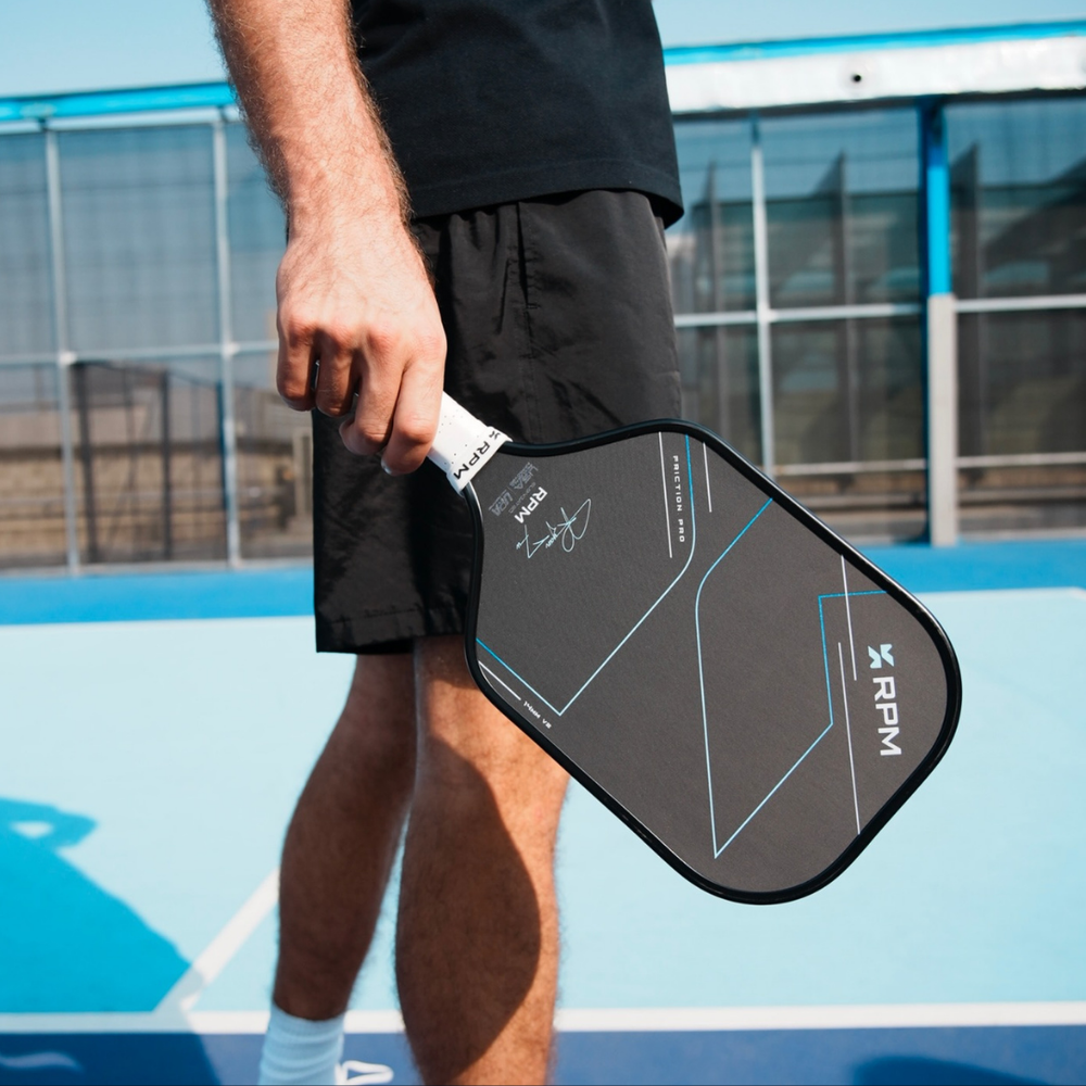 Pickleball RPM Friction Pro Elongated V2 Carbon Fiber Pickleball Paddle