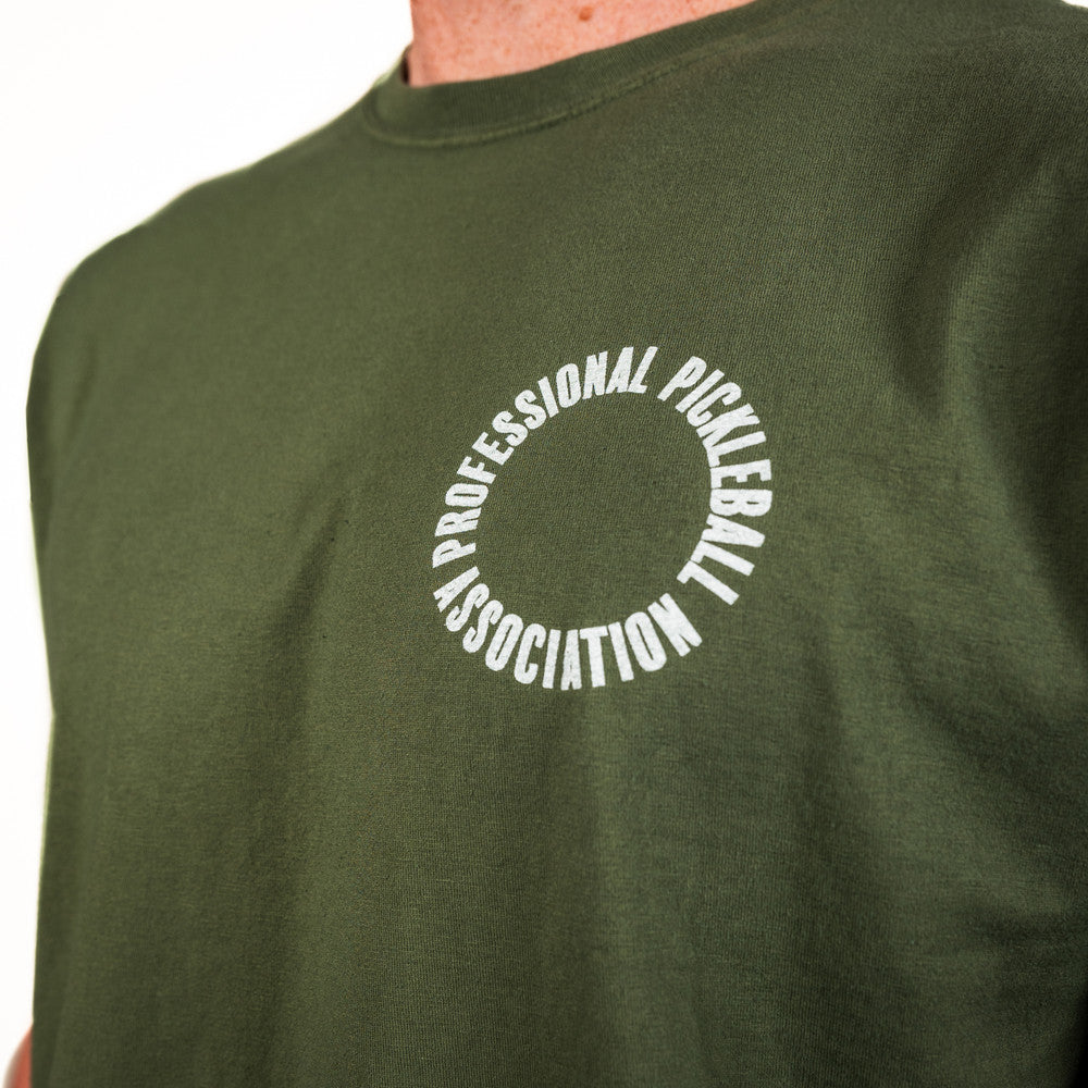 Pickleball PPa Tour Comfort Wash Tee - Unisex Anchor Slate
