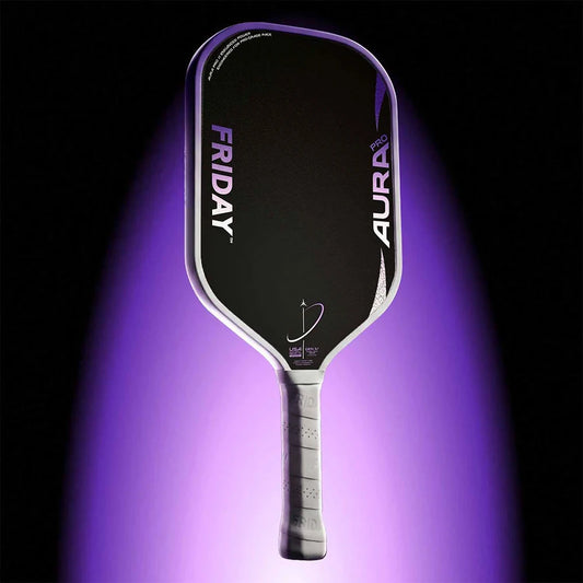 Pickleball FRIDAY Aura Pro Elongated Pickleball Paddle Eclipse