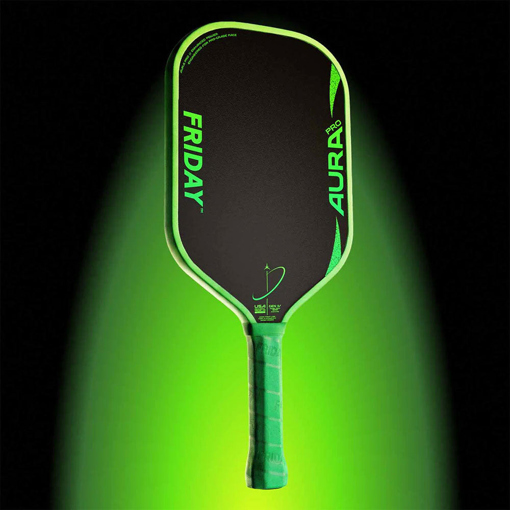 Pickleball FRIDAY Aura Pro Elongated Pickleball Paddle Eclipse