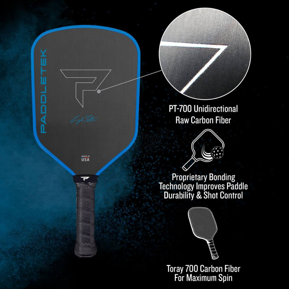 Pickleball Paddletek GTO-C 12.7mm Pickleball Paddle Fire Red