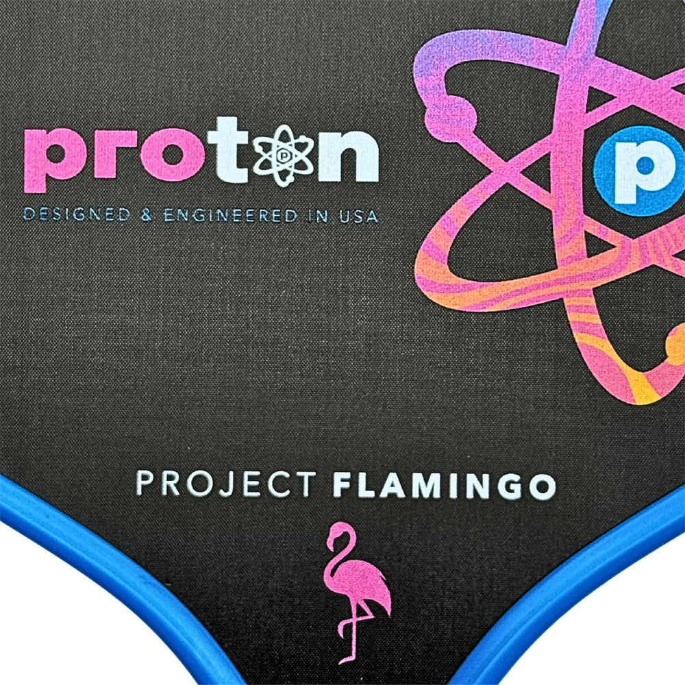 Pickleball Proton Series Three Pickleball Paddle - Project Flamingo Pink/White