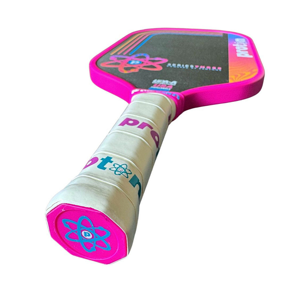 Pickleball Proton Series Three Pickleball Paddle - Project Flamingo Pink/White