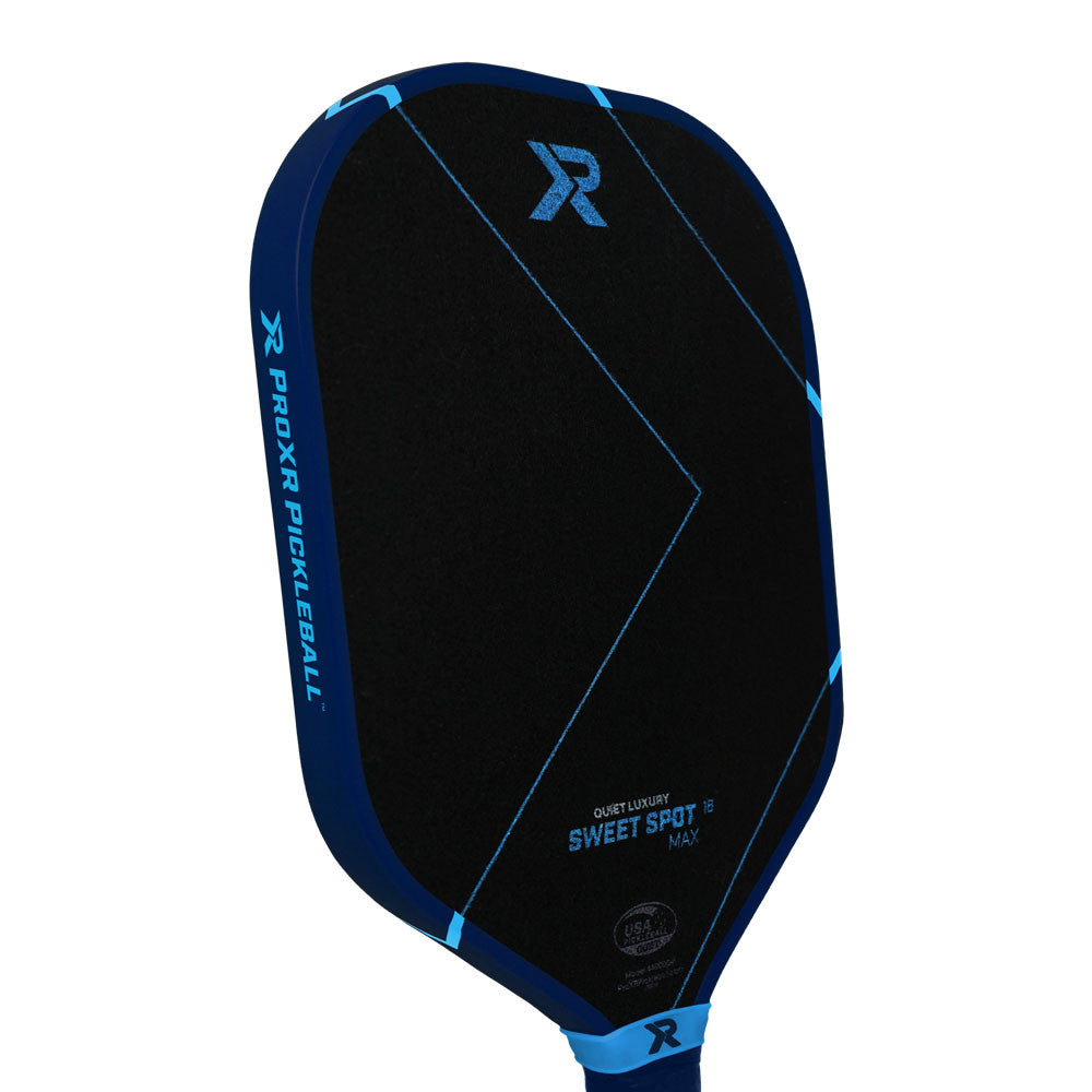 Pickleball ProXR Quiet Luxury Sweet Spot Max Pickleball Paddle Navy Blue/Light Blue