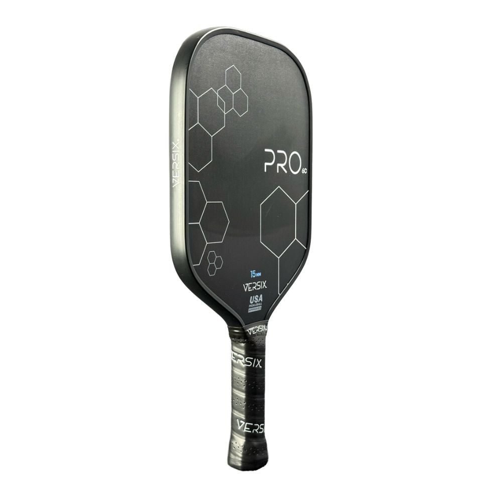 Pickleball VERSIX Pro 6C Carbon Control Pickleball Paddle Black