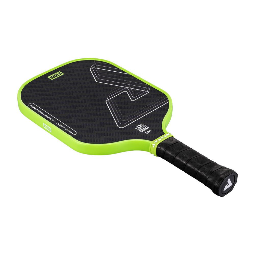 Pickleball JOOLA Scorpeus Double Vision 16mm Pickleball Paddle Green