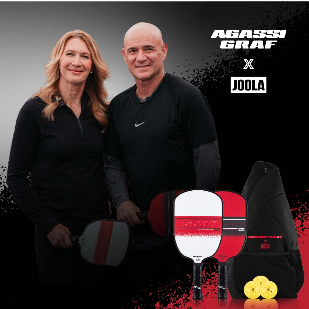 Pickleball JOOLA Agassi / Graf Champion Pickleball Set Red/Black