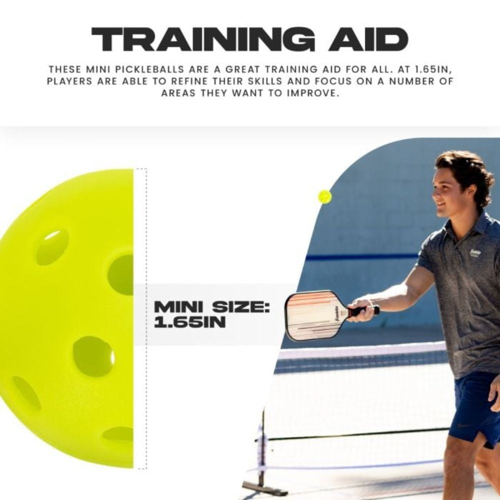 Pickleball Franklin Sports Mini Training Pickleballs