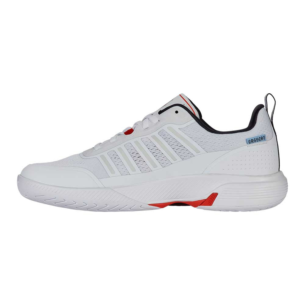 Pickleball K-Swiss Ultra Court Shoe White/Black/Mars Red