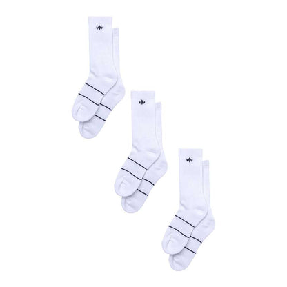 Pickleball Diadem Performance Crew Sock Black