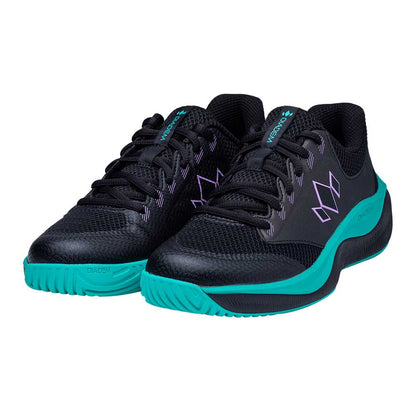 Pickleball Diadem Court Flo Court Shoes -  Unisex Black/Teal