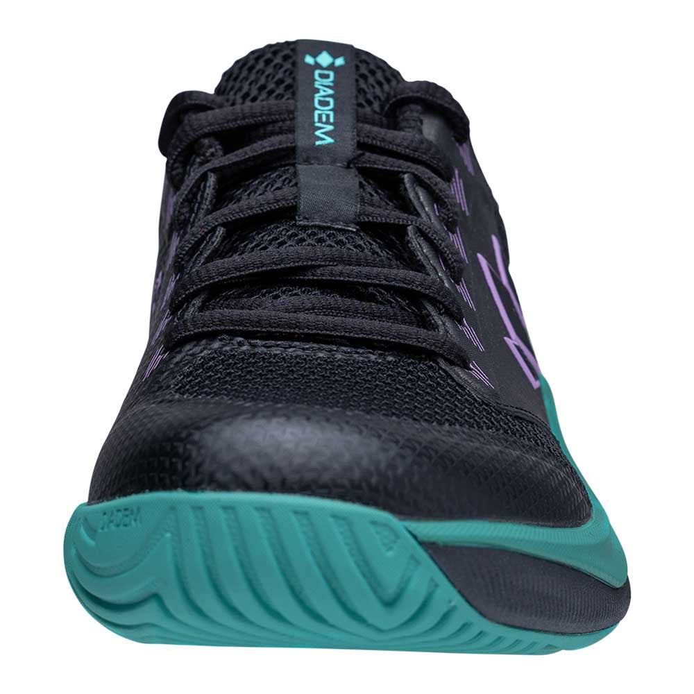 Pickleball Diadem Court Flo Court Shoes -  Unisex Black/Teal