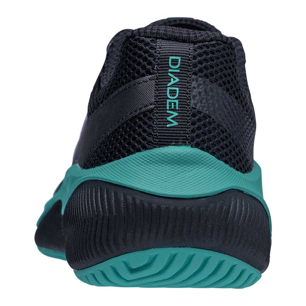 Pickleball Diadem Court Flo Court Shoes -  Unisex Black/Teal