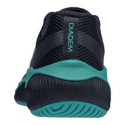 Pickleball Diadem Court Flo Court Shoes -  Unisex Black/Teal
