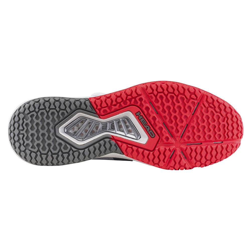 Pickleball HEAD Motion Pro BOA Pickleball Shoe, Light Grey/Red Light Grey/Red