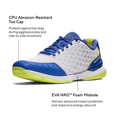 Pickleball SQAIRZ XRZ2™ Pickleball Court Shoes - Ember Electric Volt