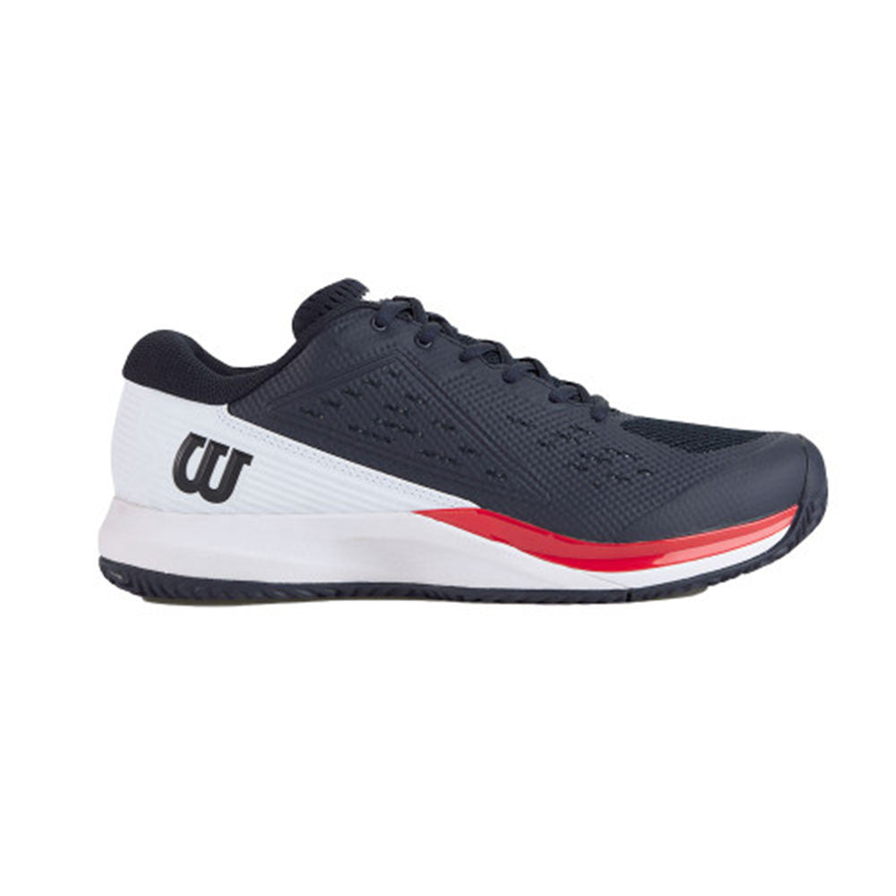 Pickleball Wilson Rush Pro Ace  Pickleball Court Shoe Navy Blazer/White/Wilson Red