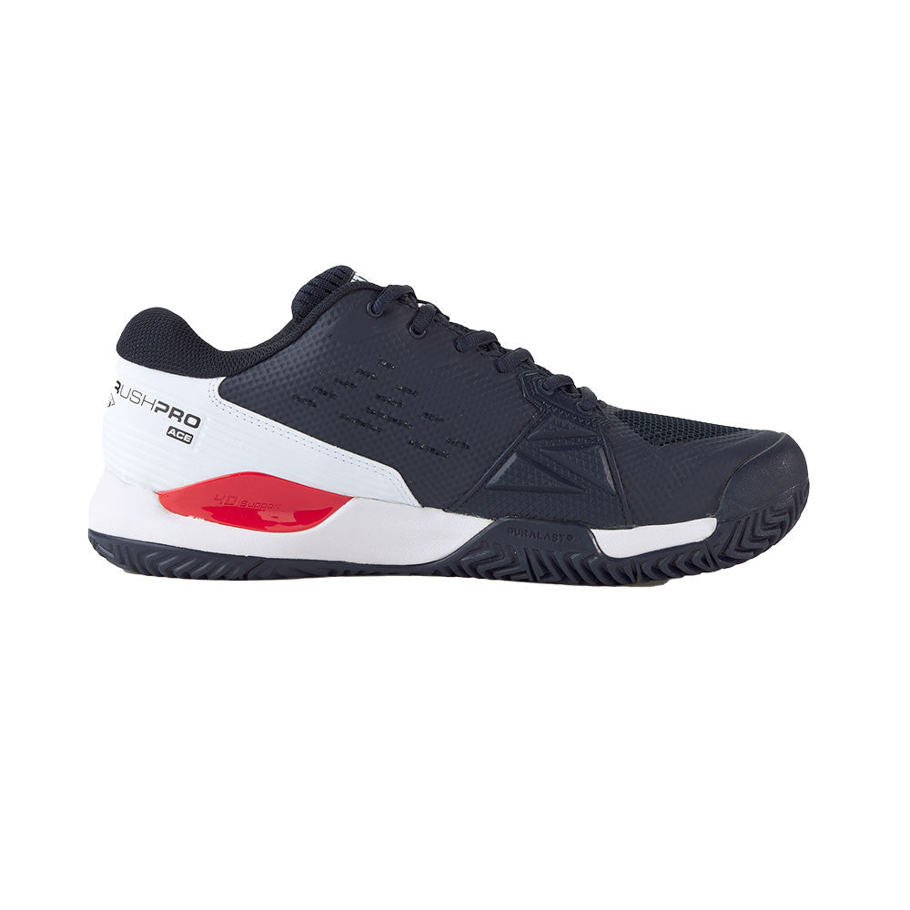 Pickleball Wilson Rush Pro Ace  Pickleball Court Shoe Navy Blazer/White/Wilson Red