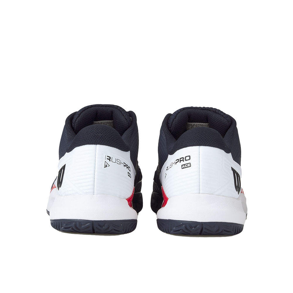 Pickleball Wilson Rush Pro Ace  Pickleball Court Shoe Navy Blazer/White/Wilson Red