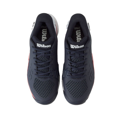Pickleball Wilson Rush Pro Ace  Pickleball Court Shoe Navy Blazer/White/Wilson Red