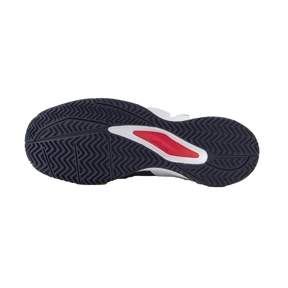 Pickleball Wilson Rush Pro Ace  Pickleball Court Shoe Navy Blazer/White/Wilson Red