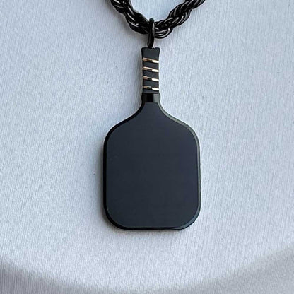 Pickleball The Dainty Dinker The Put Away Pickleball Necklace Black