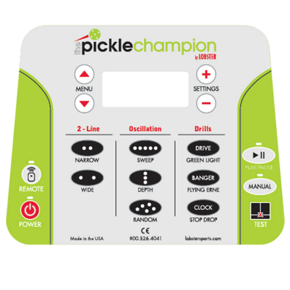 Pickleball The Pickle Champion Ball Machine by Lobster
