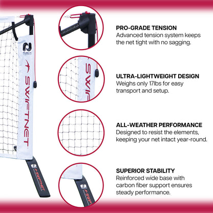 Pickleball SwiftNet 2.1 Portable Pickleball Net