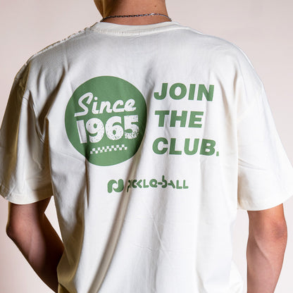 Pickleball Heritage Pickle-ball Join The Club Tee Ecru
