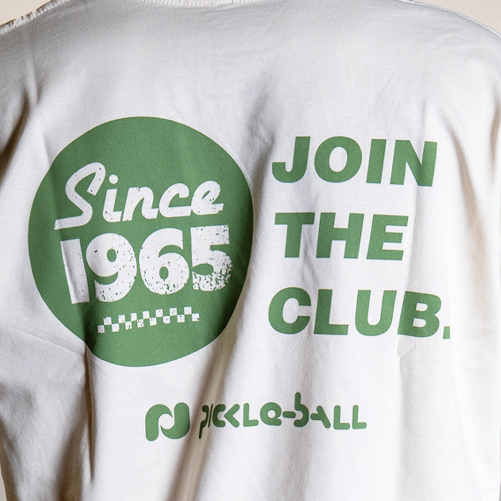Pickleball Heritage Pickle-ball Join The Club Tee Ecru
