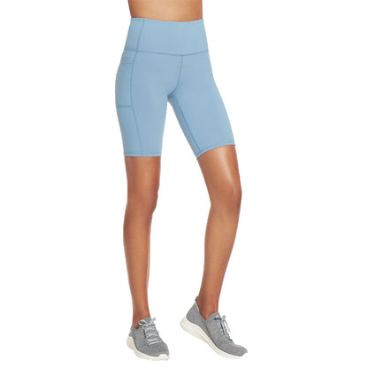 Pickleball Skechers GO WALK Wear High-Waisted 10" Bike Shorts Charcoal Grey