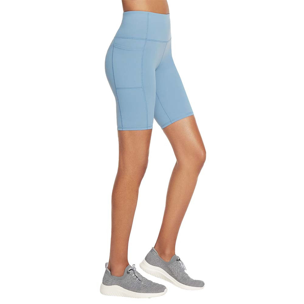 Pickleball Skechers GO WALK Wear High-Waisted 10" Bike Shorts Charcoal Grey