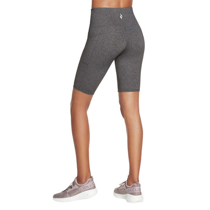 Pickleball Skechers GO WALK Wear High-Waisted 10" Bike Shorts Charcoal Grey