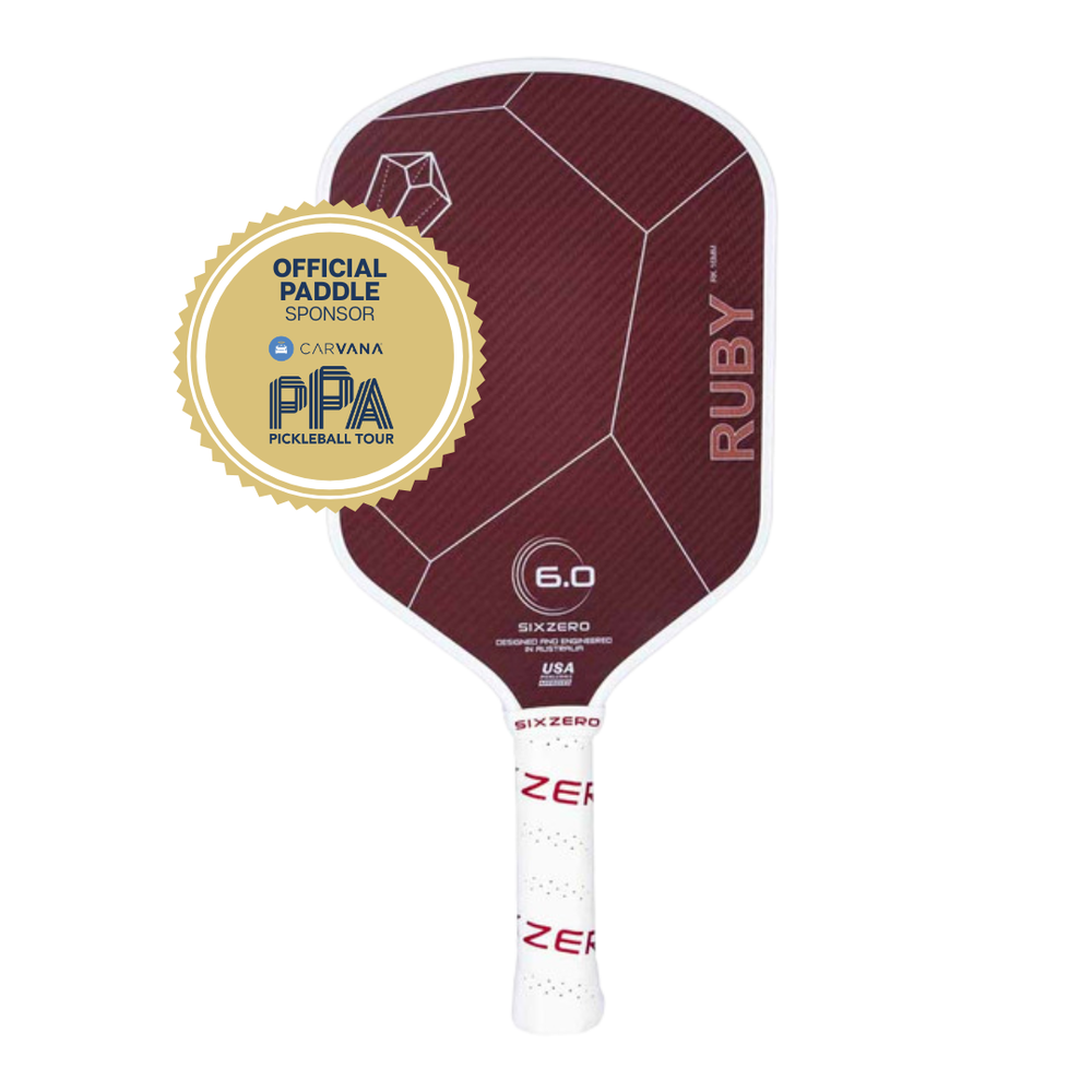 Pickleball Six Zero Ruby 16mm Pickleball Paddle