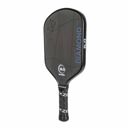 Pickleball Six Zero Double Black Diamond Control 16mm Paddle Black
