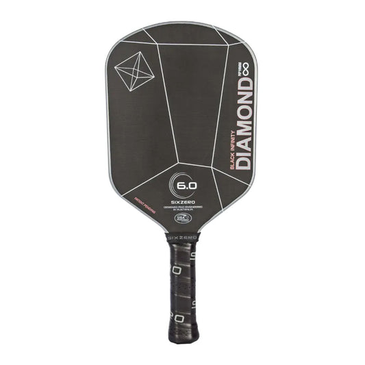 Pickleball Six Zero Infinity Edgeless Black Diamond Power Pickleball Paddle