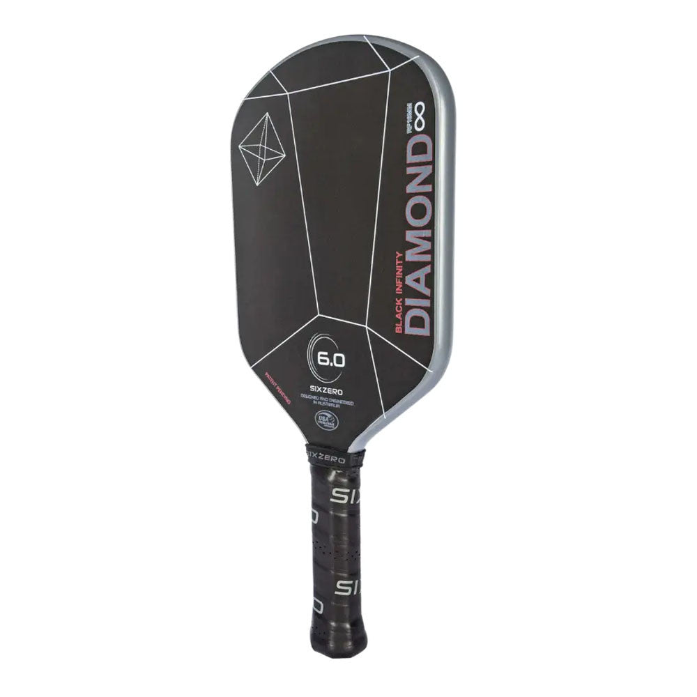 Pickleball Six Zero Infinity Edgeless Black Diamond Power Pickleball Paddle