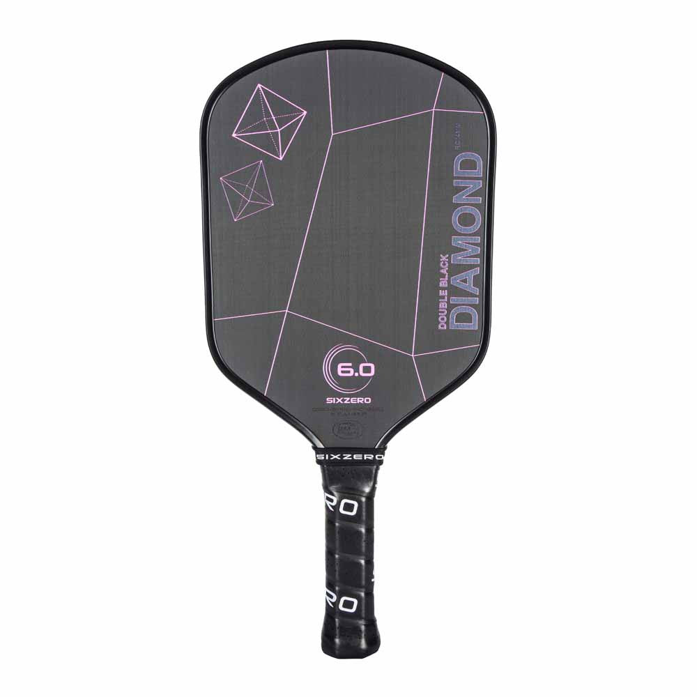 Pickleball Six Zero Double Black Diamond Control 14mm Black