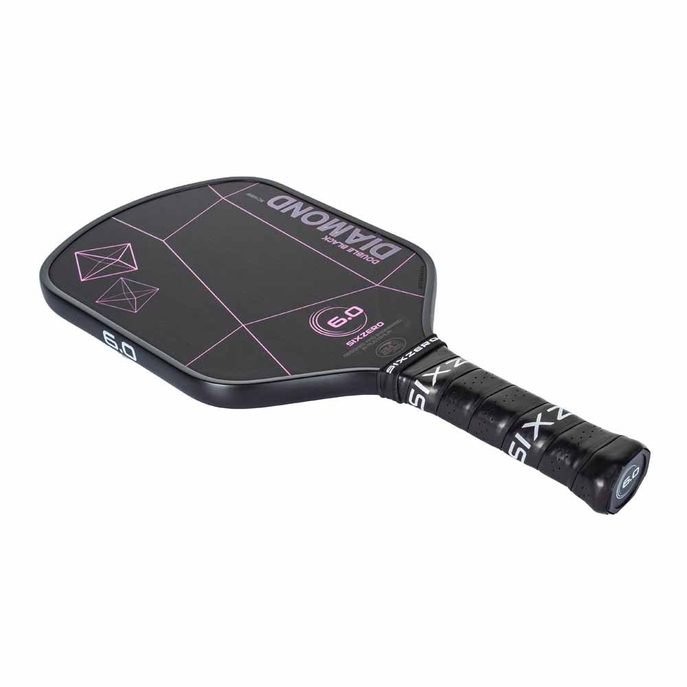 Pickleball Six Zero Double Black Diamond Control 14mm Black