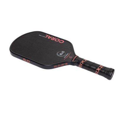 Pickleball Six Zero Coral 16mm Elongated Pickleball Paddle Pink