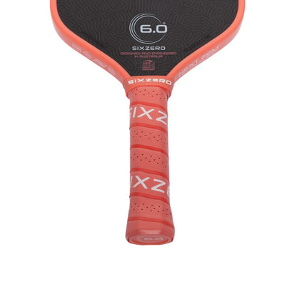 Pickleball Six Zero Coral 16mm Elongated Pickleball Paddle Pink