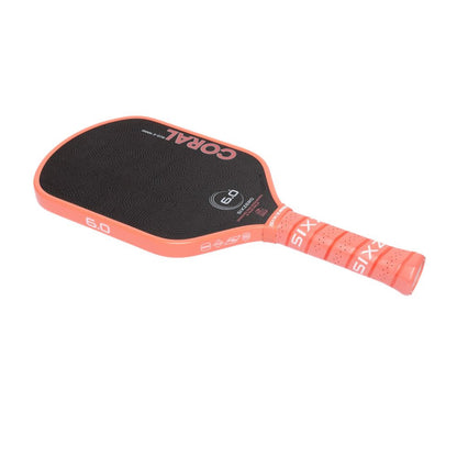 Pickleball Six Zero Coral 16mm Elongated Pickleball Paddle Pink