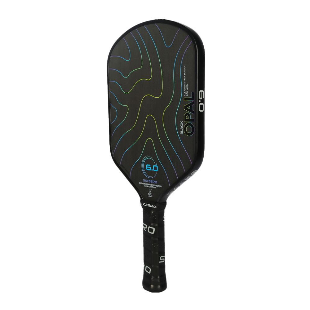 Pickleball Six Zero Black Opal Pickleball Paddle Black