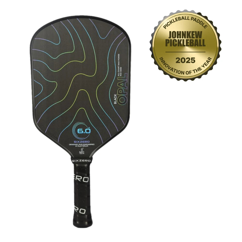 Pickleball Six Zero Black Opal Pickleball Paddle Black