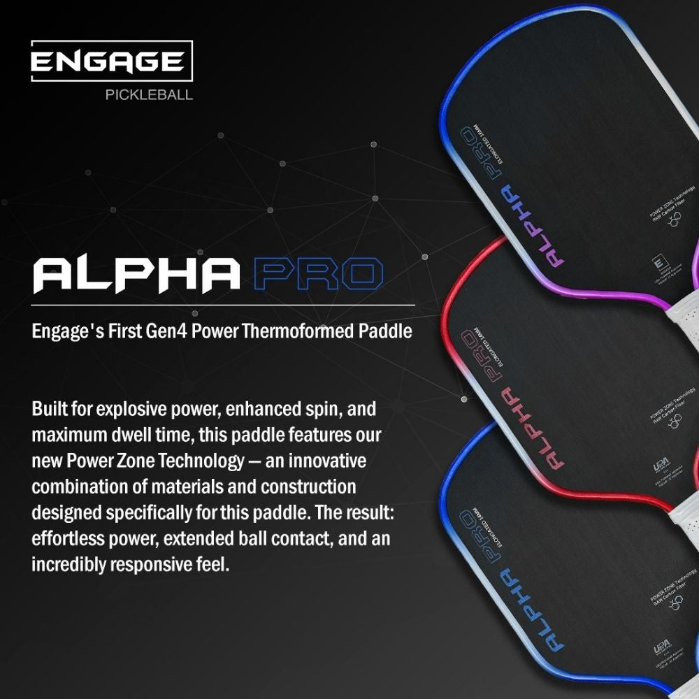 Pickleball Engage Pursuit Alpha Pro 14mm Pickleball Paddle Royal Blue