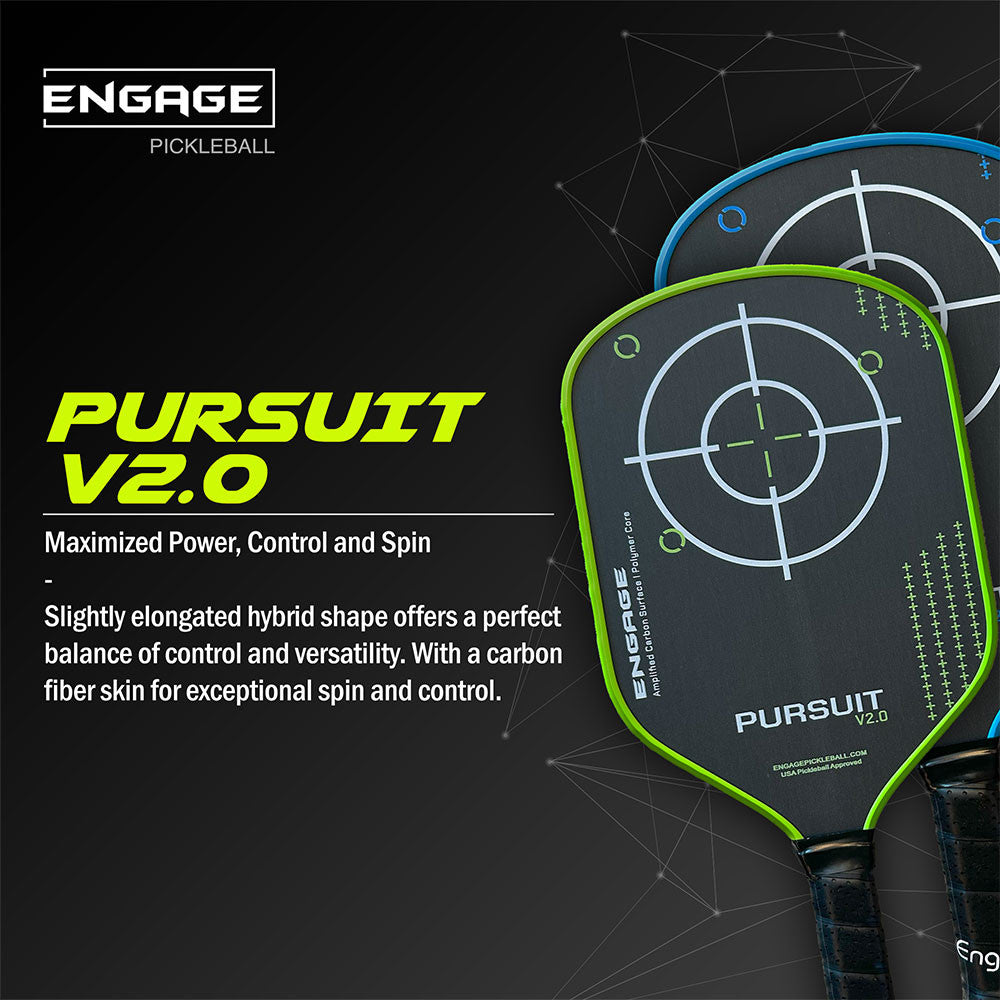Pickleball Engage Pursuit V2.0 Pickleball Paddle Crimson Red