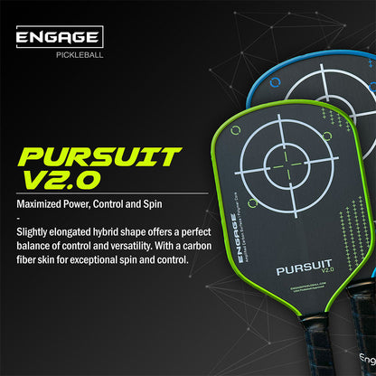 Pickleball Engage Pursuit V2.0 Pickleball Paddle Crimson Red