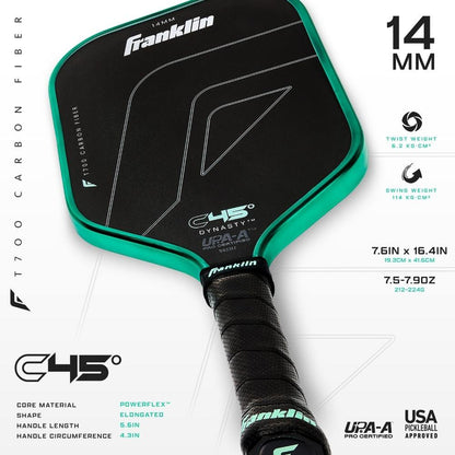 Pickleball Franklin C45 Dynasty 14mm Pickleball Paddle Red