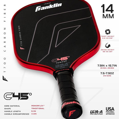 Pickleball Franklin C45 Tempo 14mm Pickleball Paddle